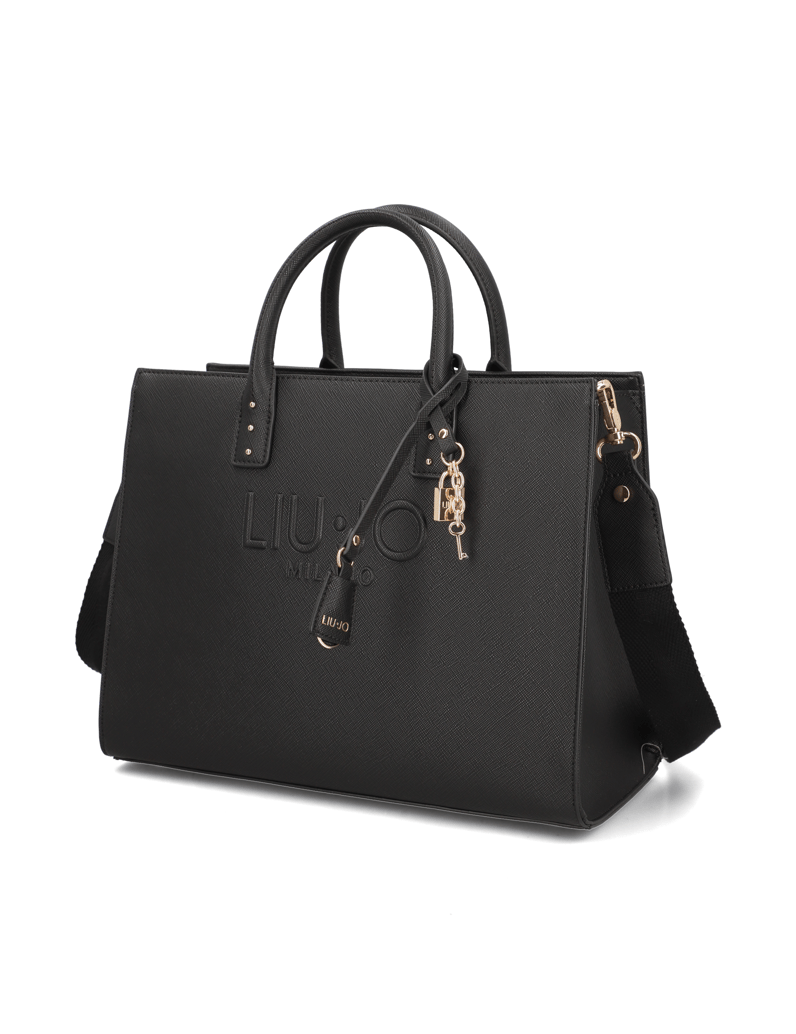 LIU-JO-ECS-M-TOTE-Nero-černá