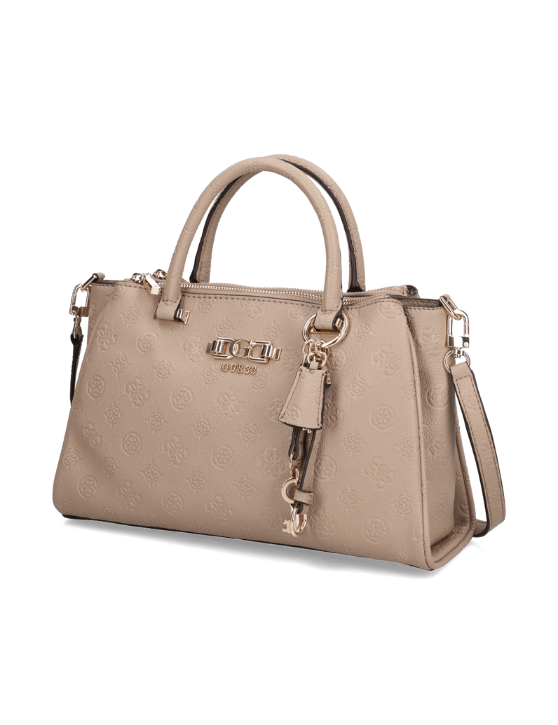 GUESS-ANISE-TRIPLE-COMP-SATCHEL-hnedá