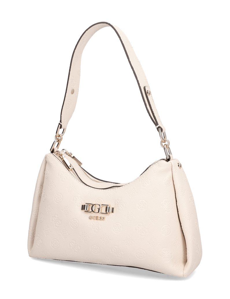 GUESS-ANISE-DOUBLE-ZIP-SHOULDER-BAG-črna