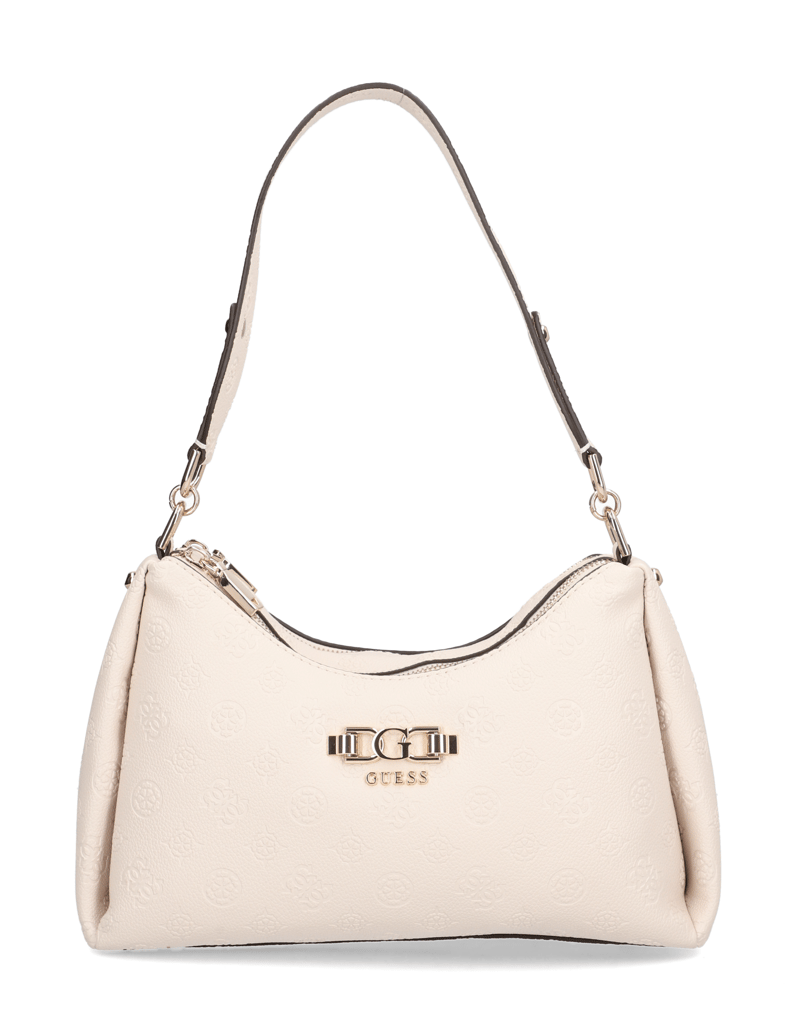 GUESS-ANISE-DOUBLE-ZIP-SHOULDER-BAG-črna
