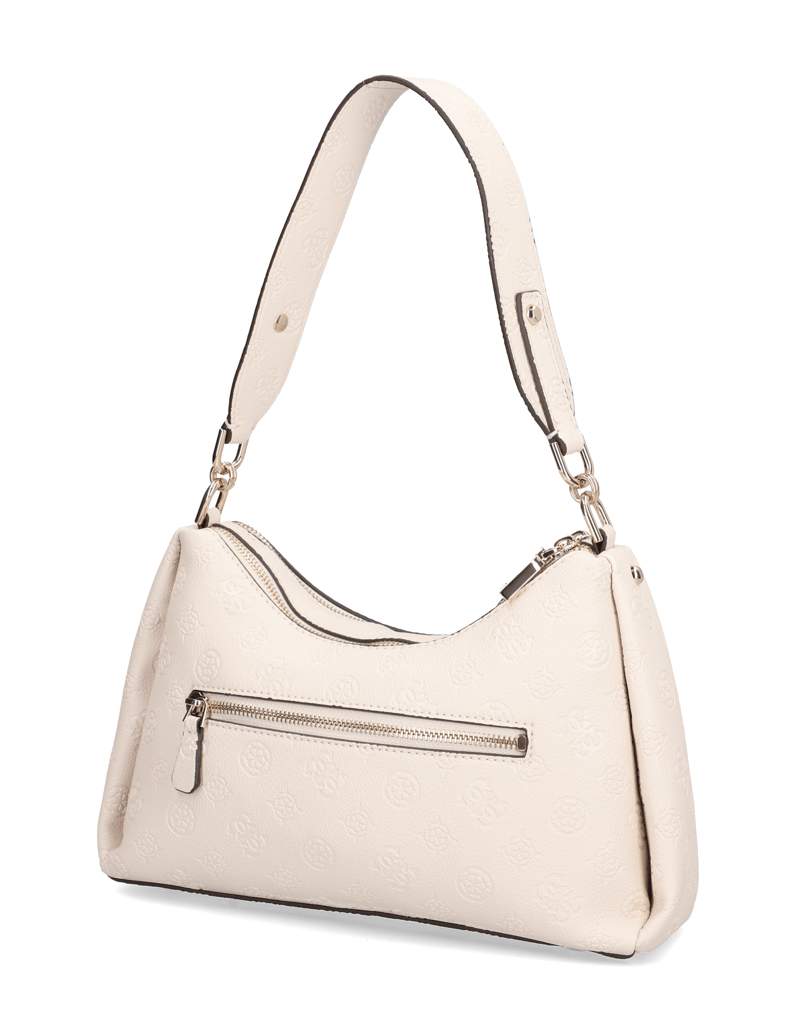 GUESS-ANISE-DOUBLE-ZIP-SHOULDER-BAG-črna