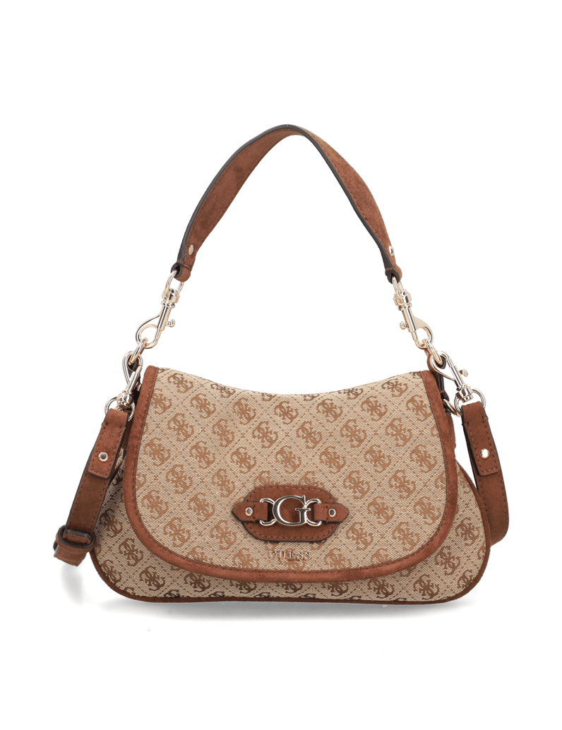 GUESS-SAMANTHA-FLAP-SHOULDER-BAG-bež