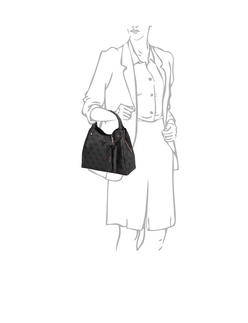 GUESS-LORELLA-LOGO-SM-GRLFRND-TOTE-čierna