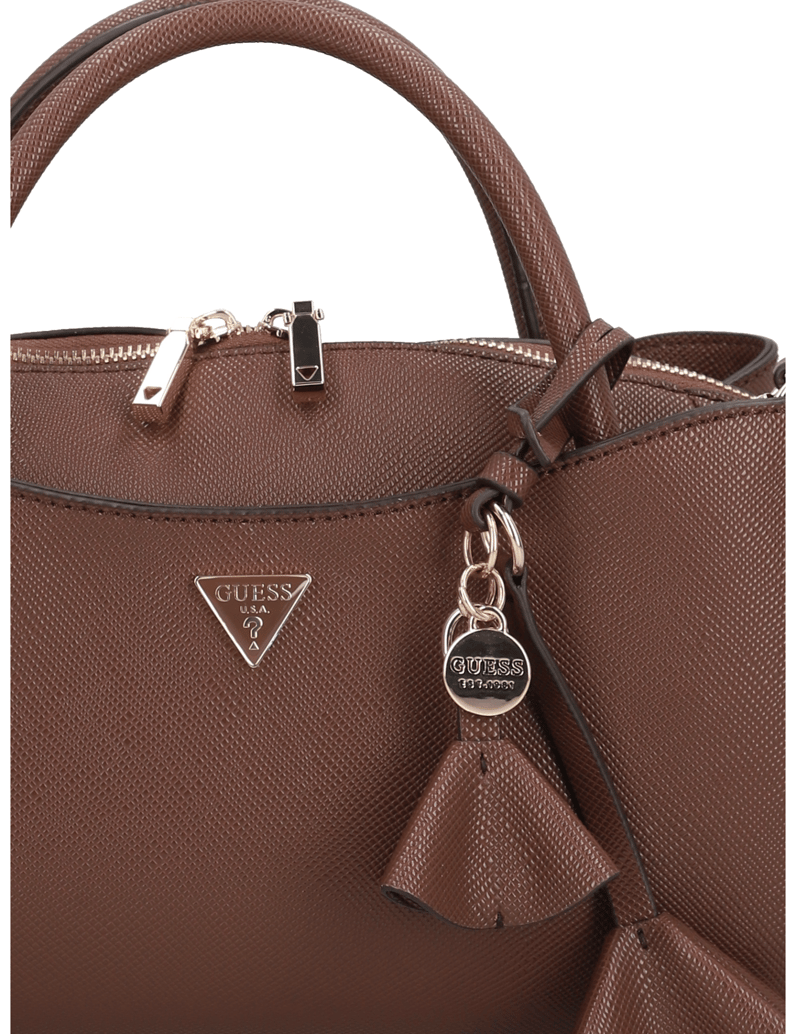 GUESS-DANIELLE-SML-GFRIEND-SATCHEL-hnědá