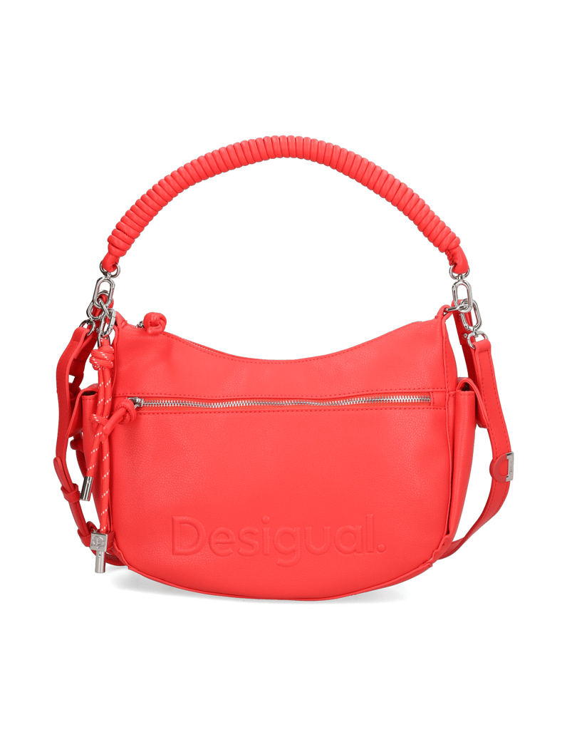 DESIGUAL-Lederimitat-Crossover-silber