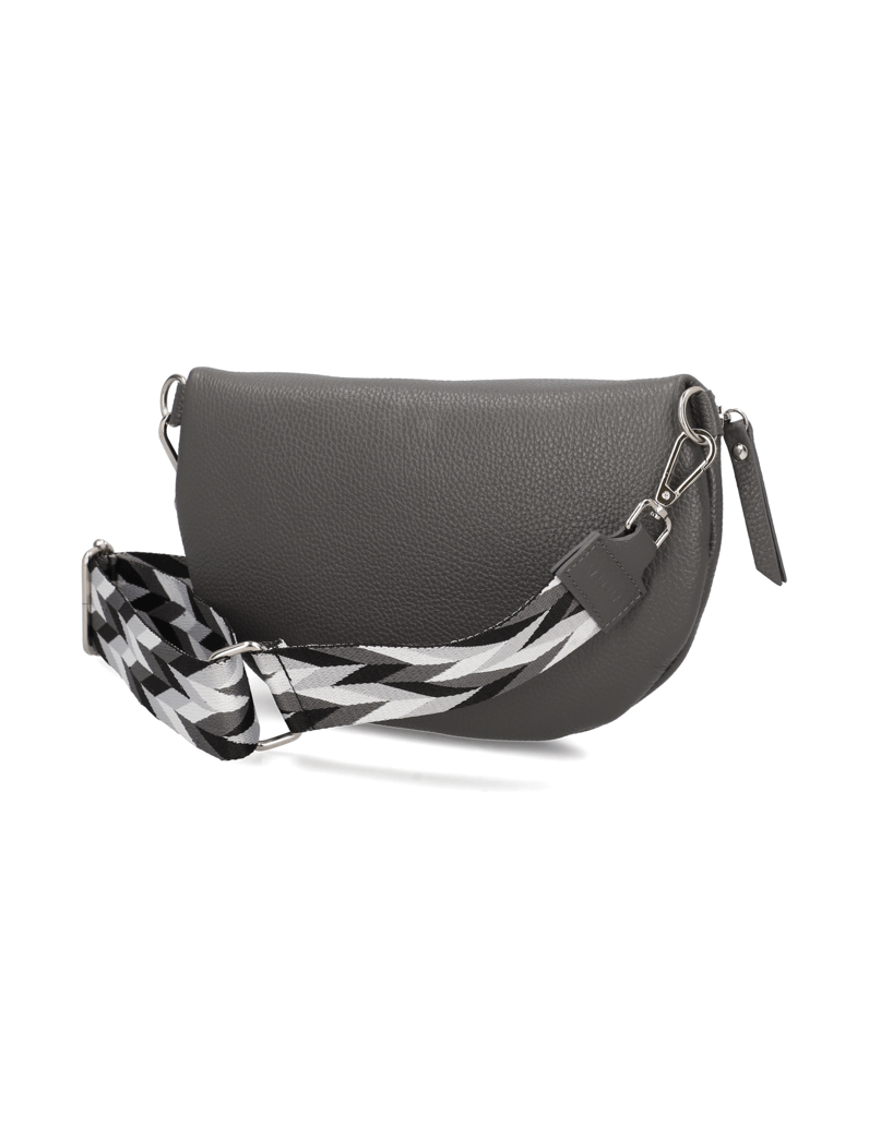 Kate-Gray-Glattleder-Waistbag-grau