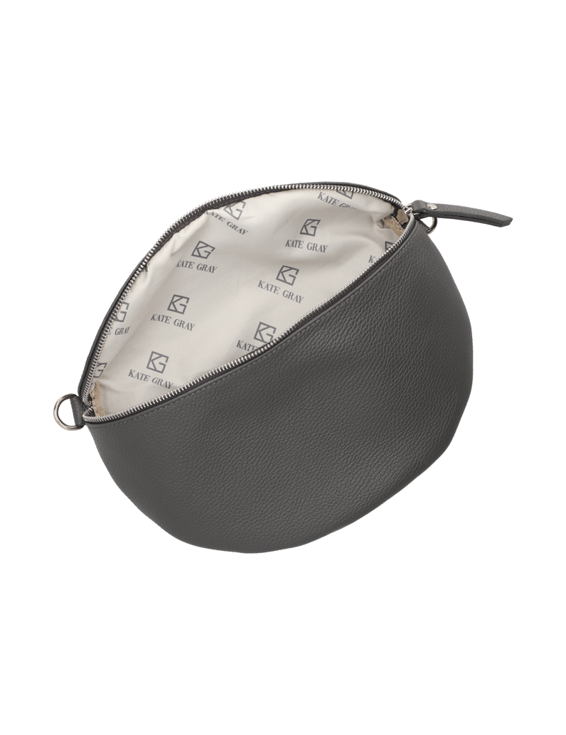 Kate-Gray-Glattleder-Waistbag-grau