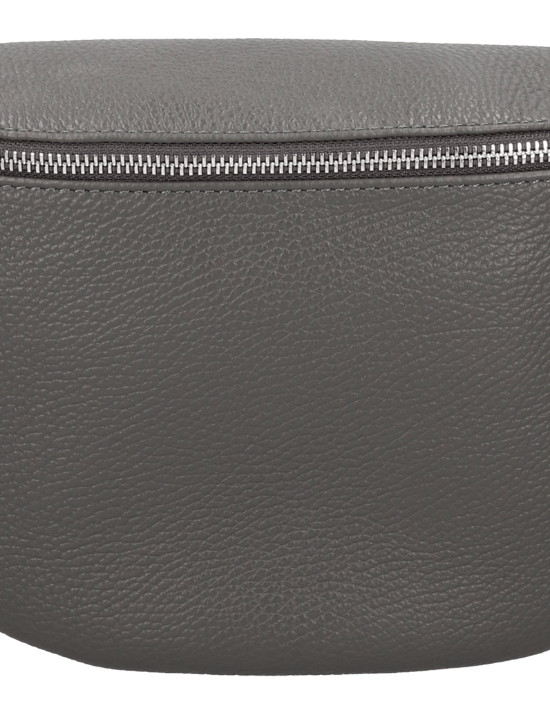 Kate-Gray-Glattleder-Waistbag-grau