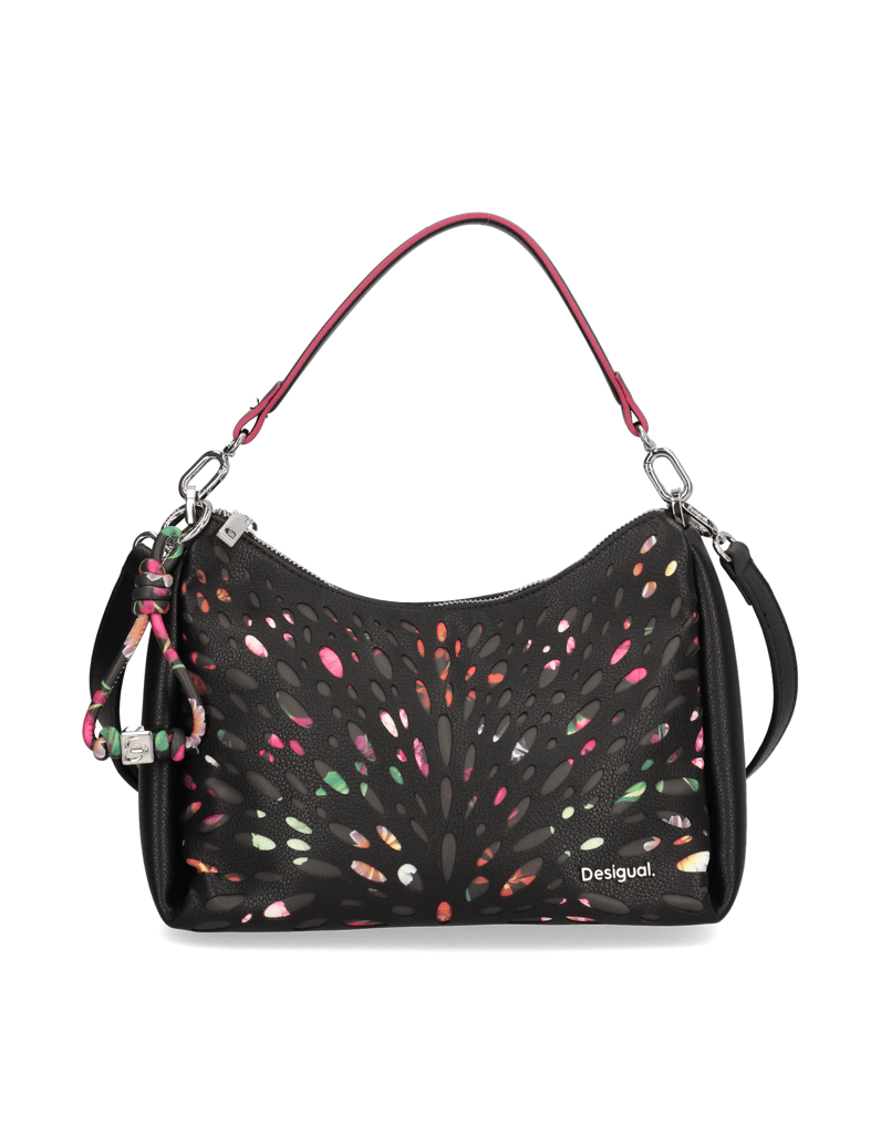 DESIGUAL-Lederimitat-Crossover-schwarz