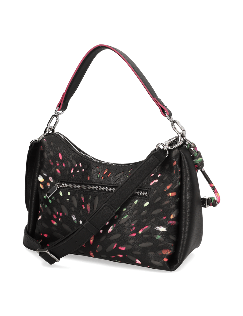 DESIGUAL-Lederimitat-Crossover-schwarz