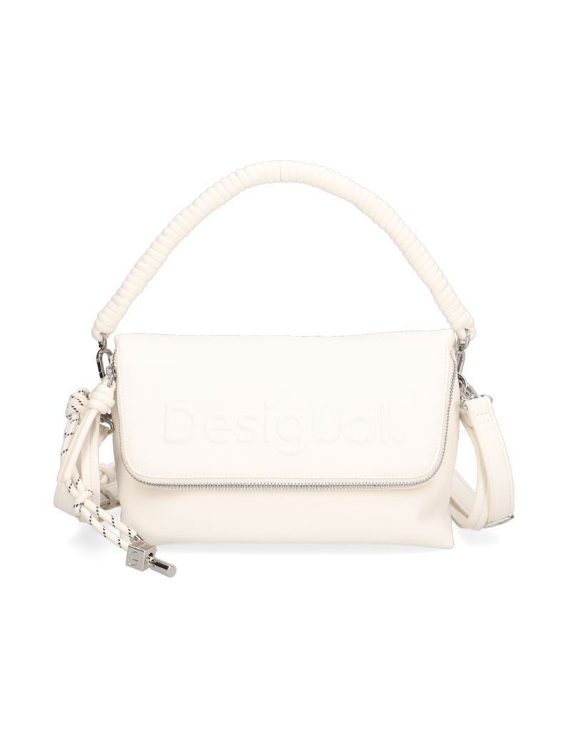 DESIGUAL-Lederimitat-Crossover-weiss