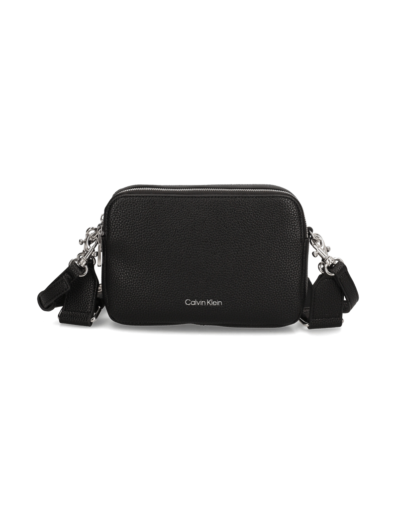 Calvin-Klein-WEBBING-2X-STRAP-CAMERA-BAG-črna