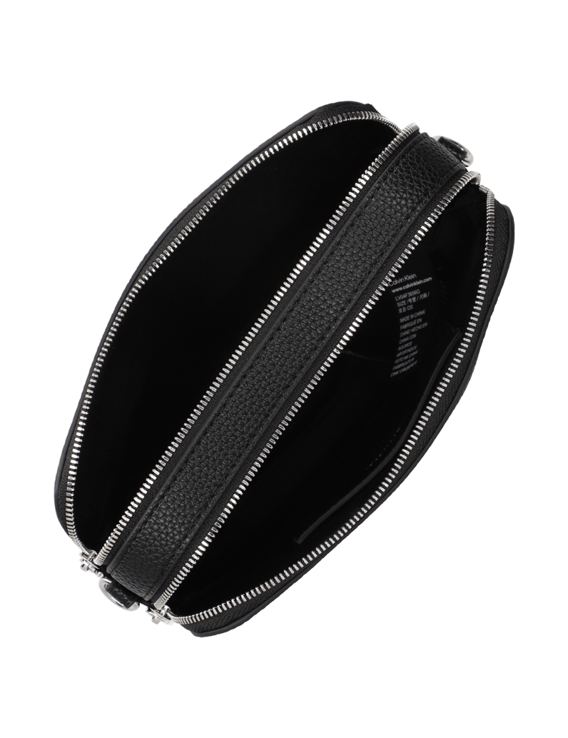 Calvin-Klein-WEBBING-2X-STRAP-CAMERA-BAG-črna