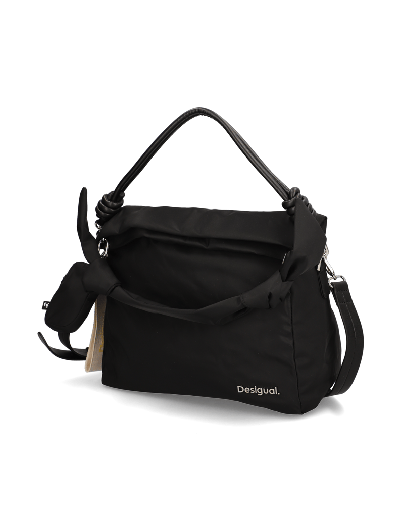 DESIGUAL-Textil-Hobo-Bag-schwarz