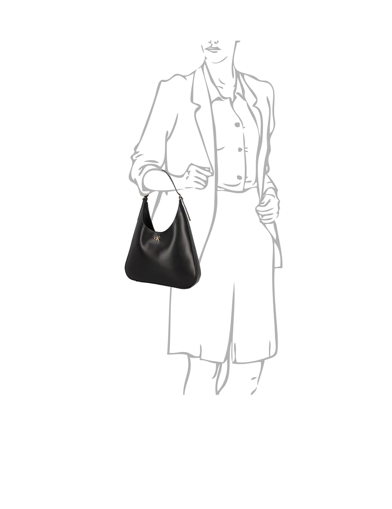 Calvin-Klein-CK-MEDIUM-SHOULDER-BAG-črna