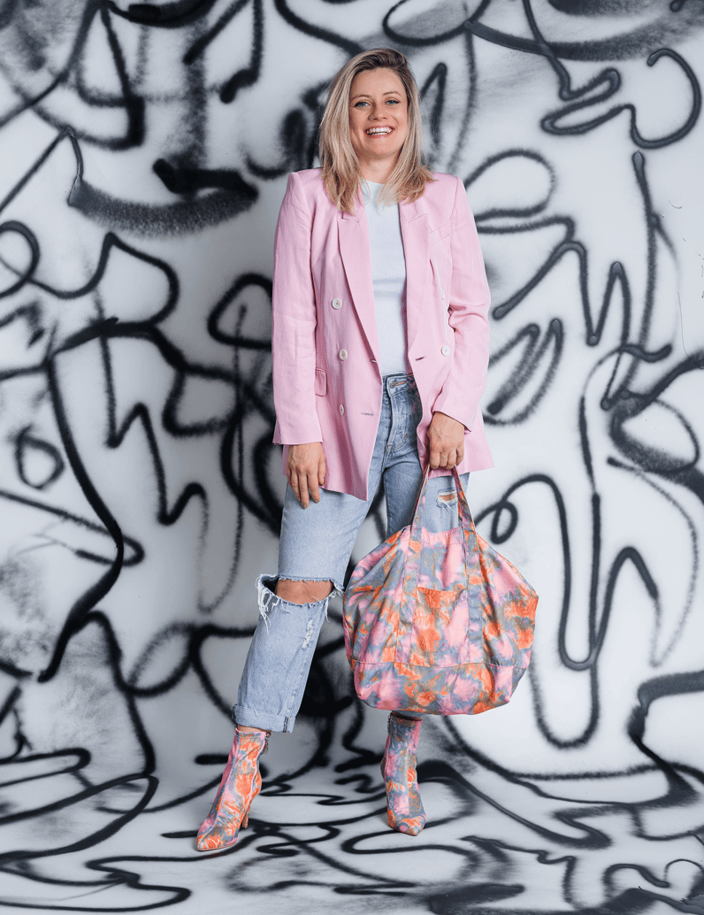 Kate-Gray-textil-kabelka-Shopper-čierna
