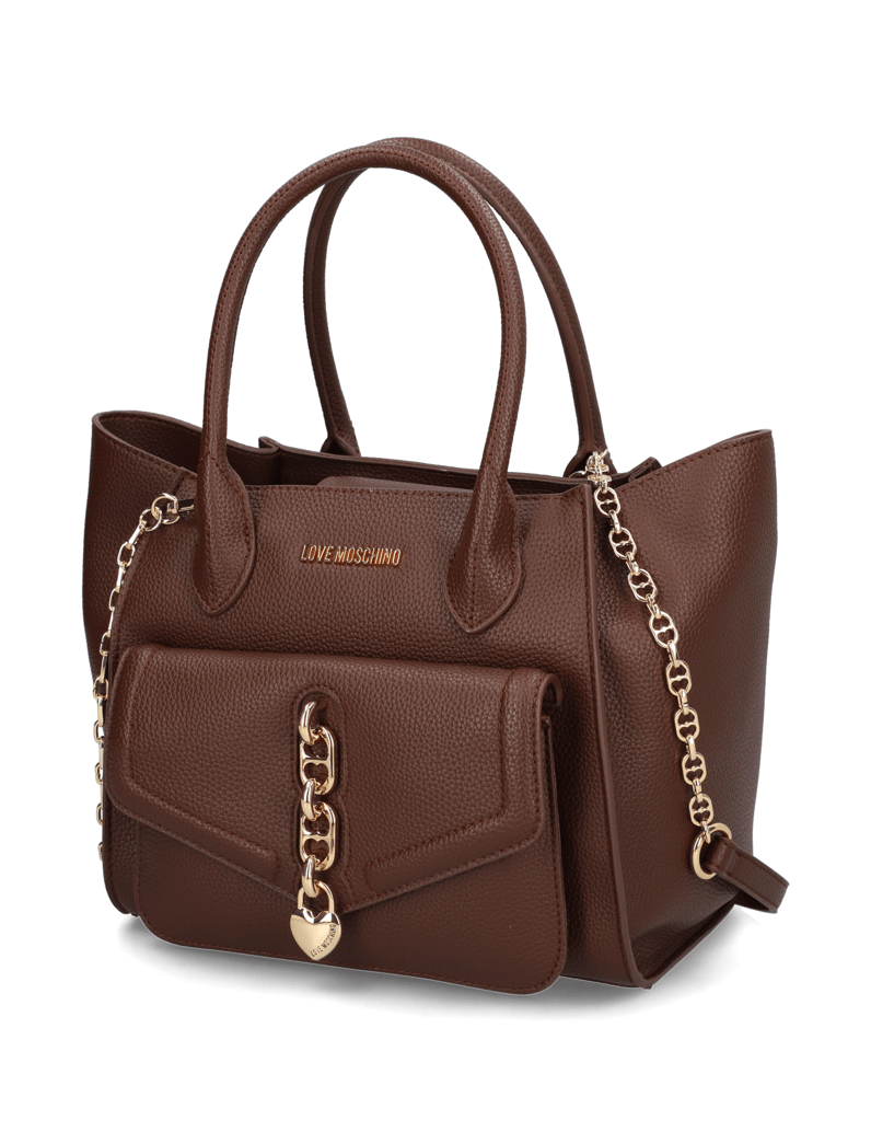 LOVE-MOSCHINO-Lederimitat-Shopper