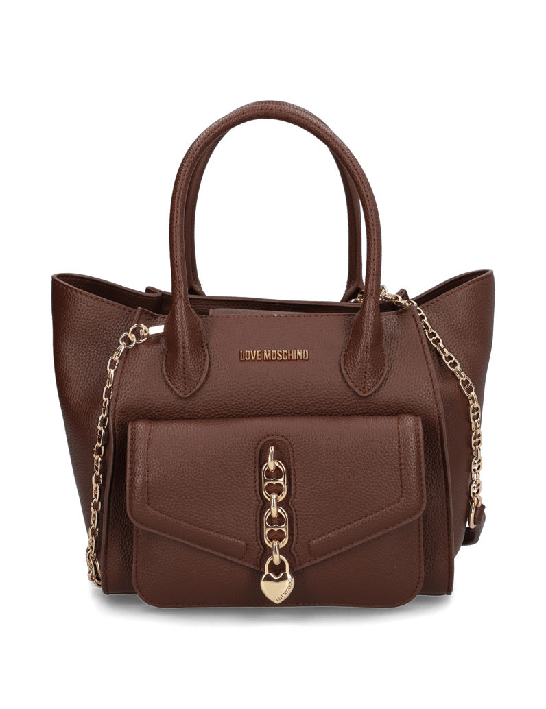 LOVE-MOSCHINO-Lederimitat-Shopper