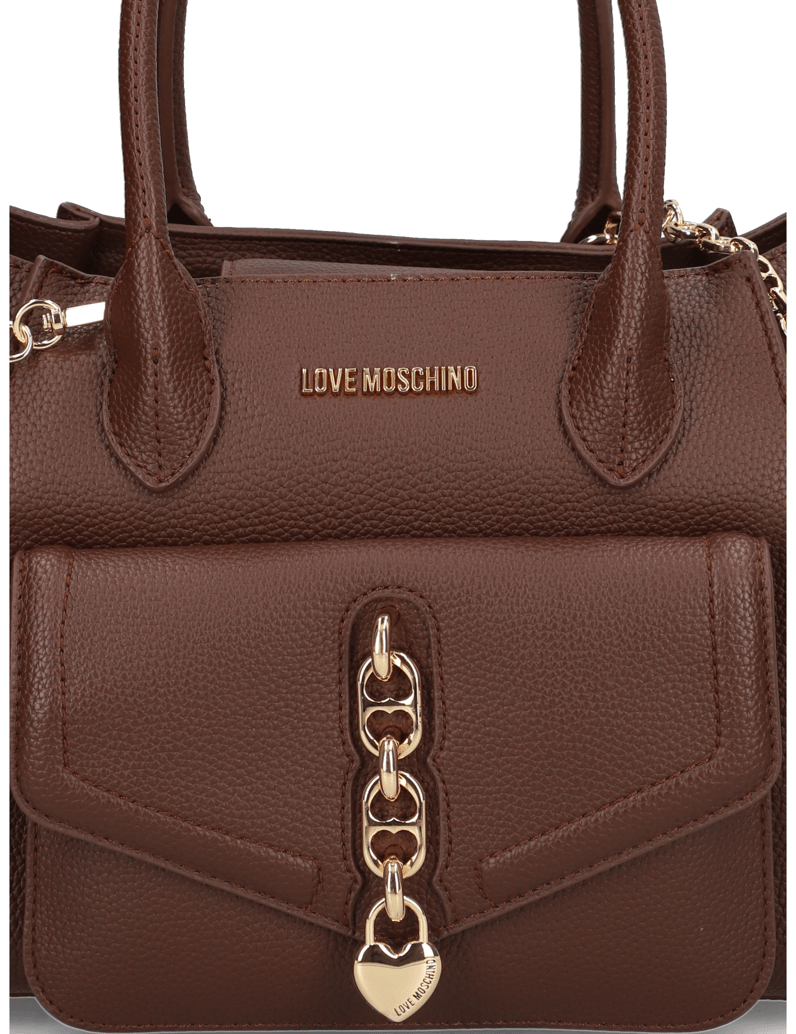 LOVE-MOSCHINO-Lederimitat-Shopper