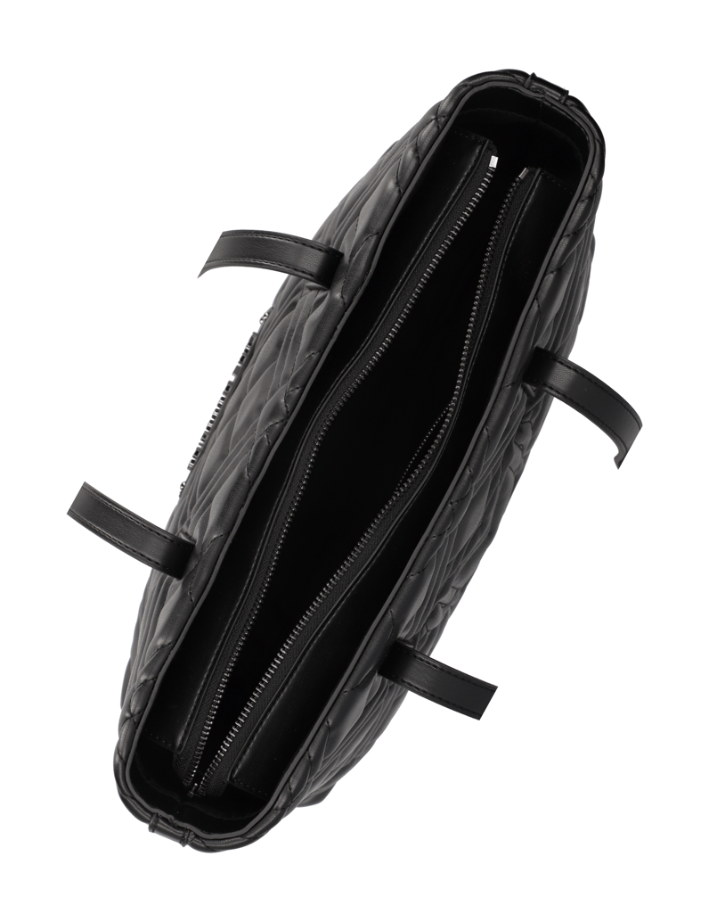 LOVE-MOSCHINO-Lederimitat-Shopper-schwarz