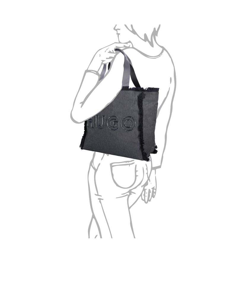 HUGO-kabelka-Shopper-modrá