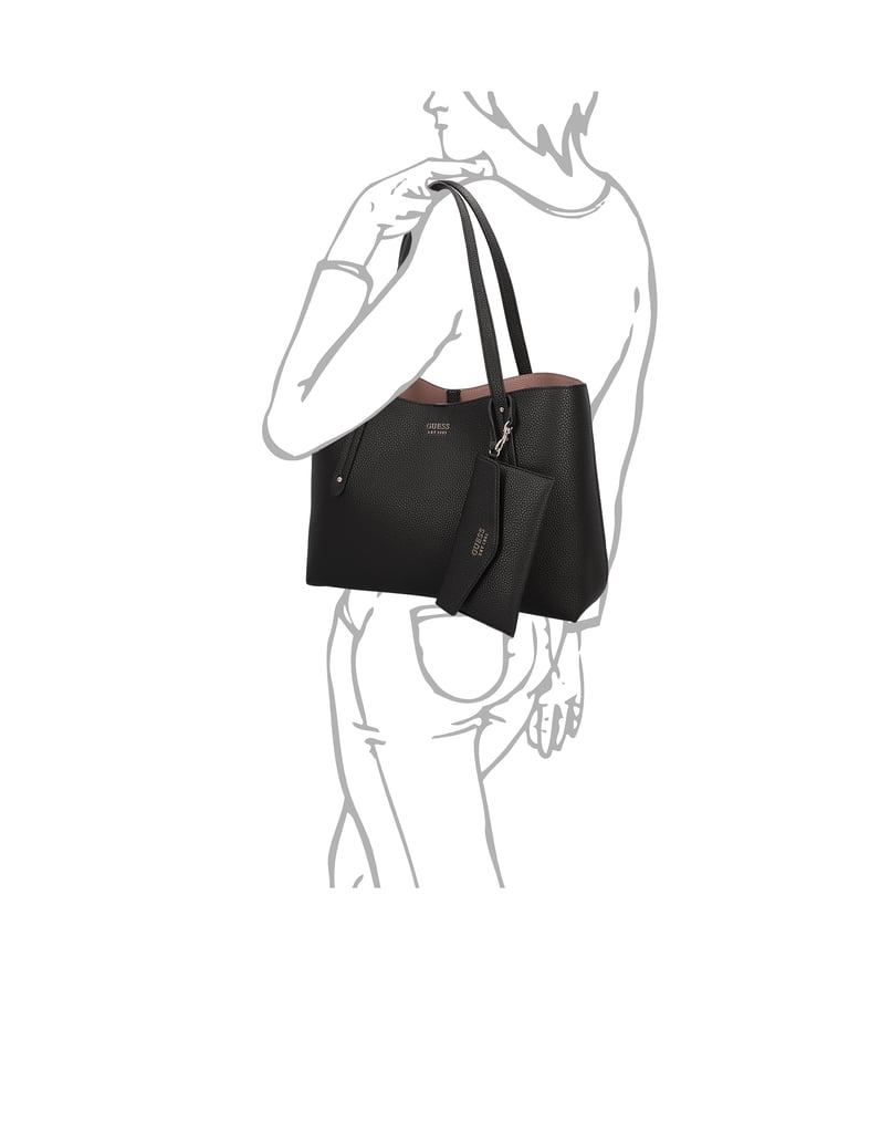 GUESS-BRENTON-TOTE-čierna