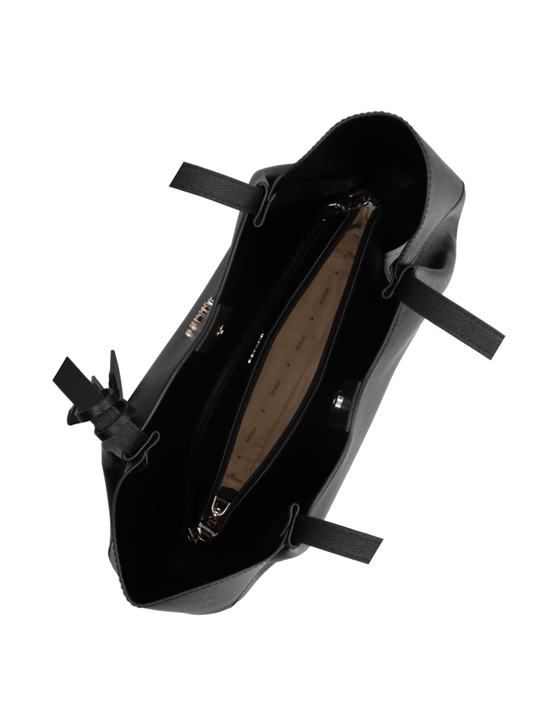 GUESS-AMORETTE-2-IN-1-TOTE-černá