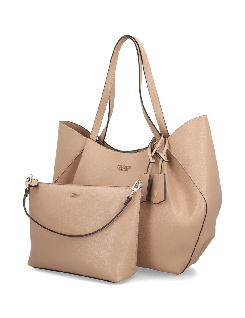 GUESS-AMORETTE-2-IN-1-TOTE-črna