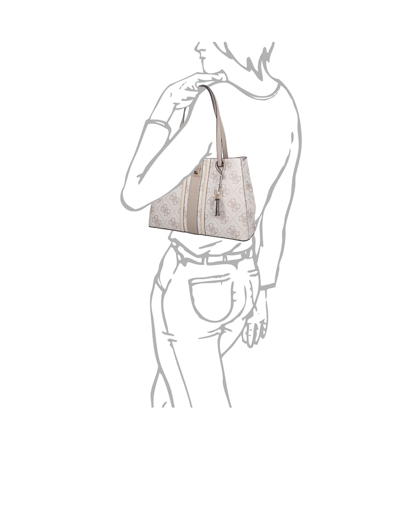 GUESS-kabelka-Shopper-šedá