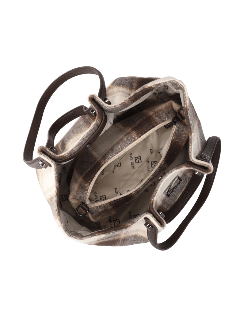 Kate-Gray-kabelka-Shopper-hnedá