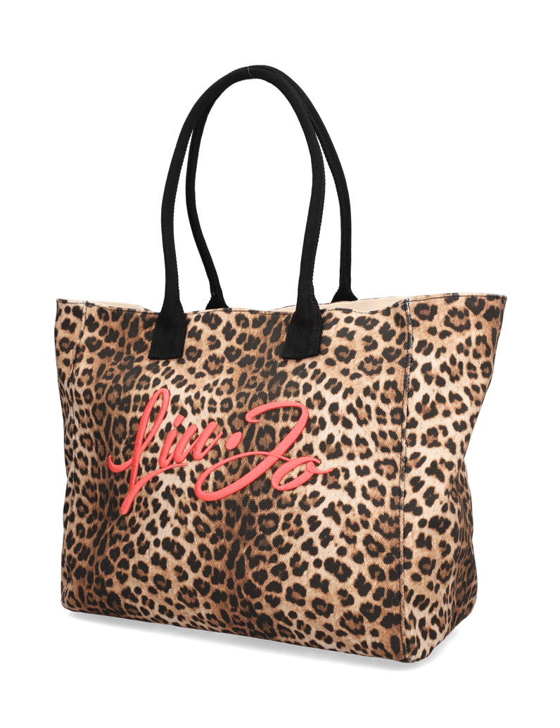 LIU-JO-L-TOTE-Animalier-hnědá