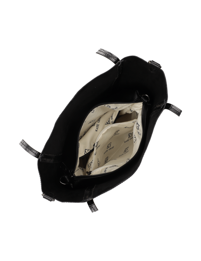 Kate-Gray-kabelka-Shopper-černá