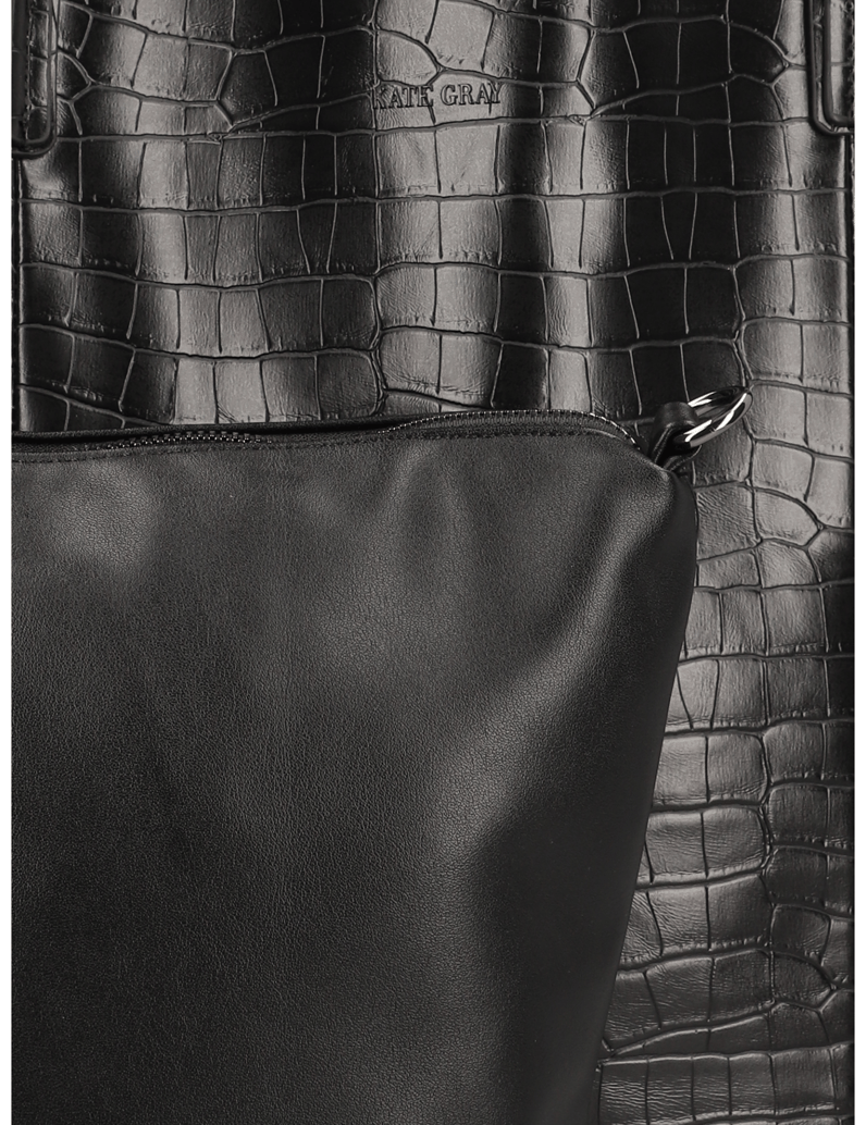 Kate-Gray-kabelka-Shopper-černá