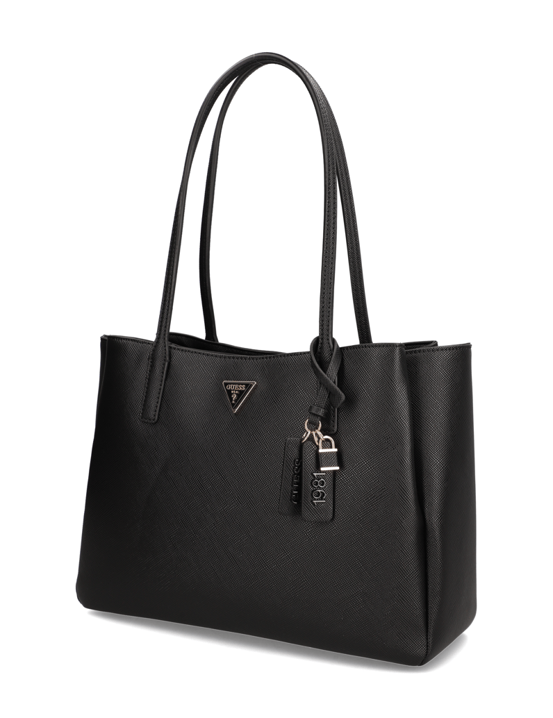 GUESS-NOELLE-II-TECH-TOTE-črna