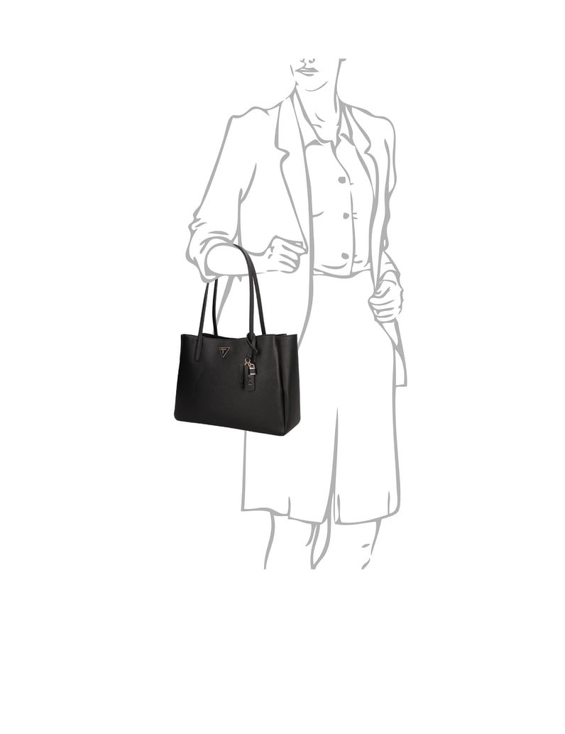GUESS-NOELLE-II-TECH-TOTE-črna