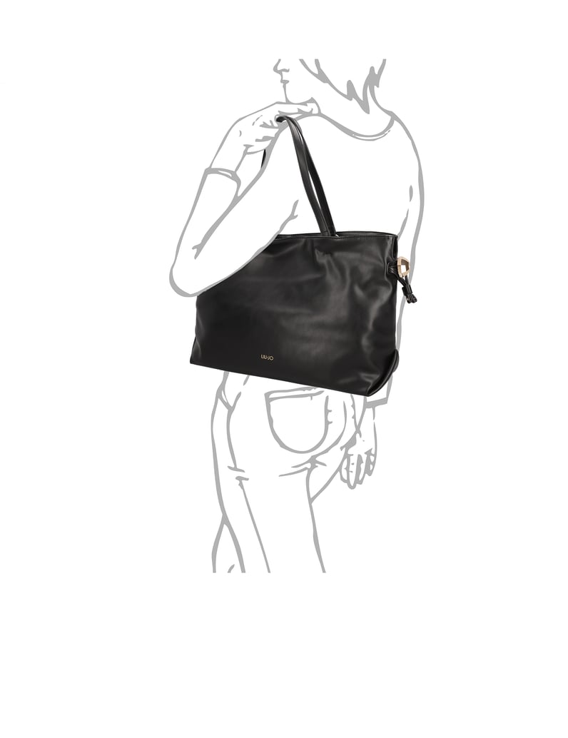 LIU-JO-kabelka-Shopper-čierna