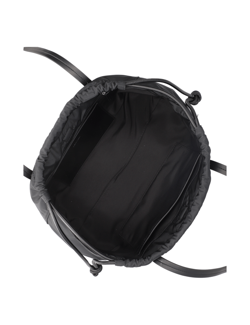 Calvin-Klein-NYLON-DRAWSTRING-SATCHEL-BAG-črna
