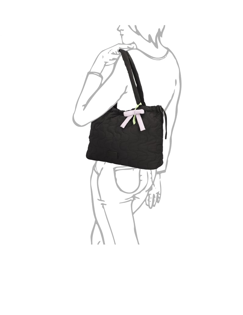 Seidenfelt-VAALA-SHOPPER-črna
