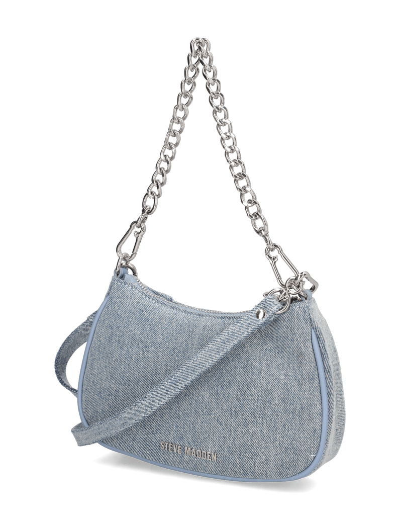 Steve-Madden-mini-torbica-srebrna