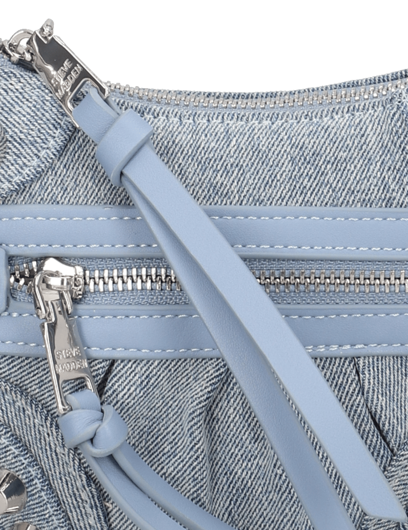 Steve-Madden-mini-torbica-srebrna