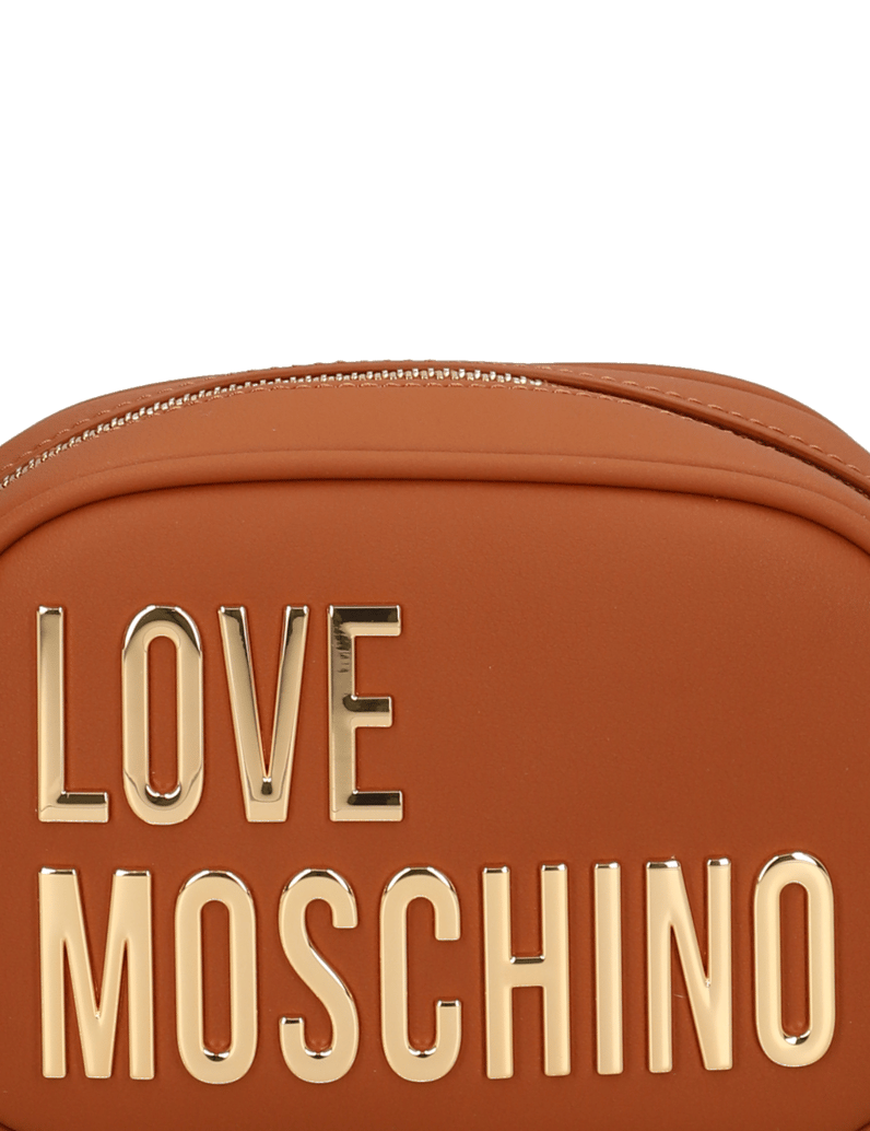 LOVE-MOSCHINO-Lederimitat-Mini-Bag-cognac