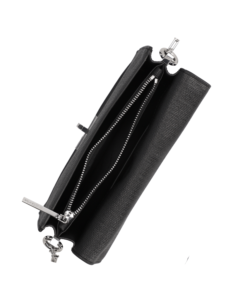 Calvin-Klein-CK-MINI-CHAIN-BAG-TEX-schwarz