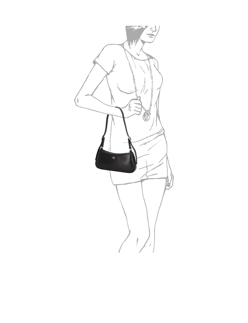 Calvin-Klein-CK-SMALL-SHOULDER-BAG-črna