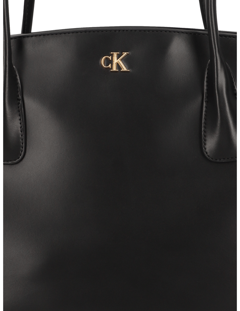 Calvin-Klein-CK-MEDIUM-DOME-TOTE-črna