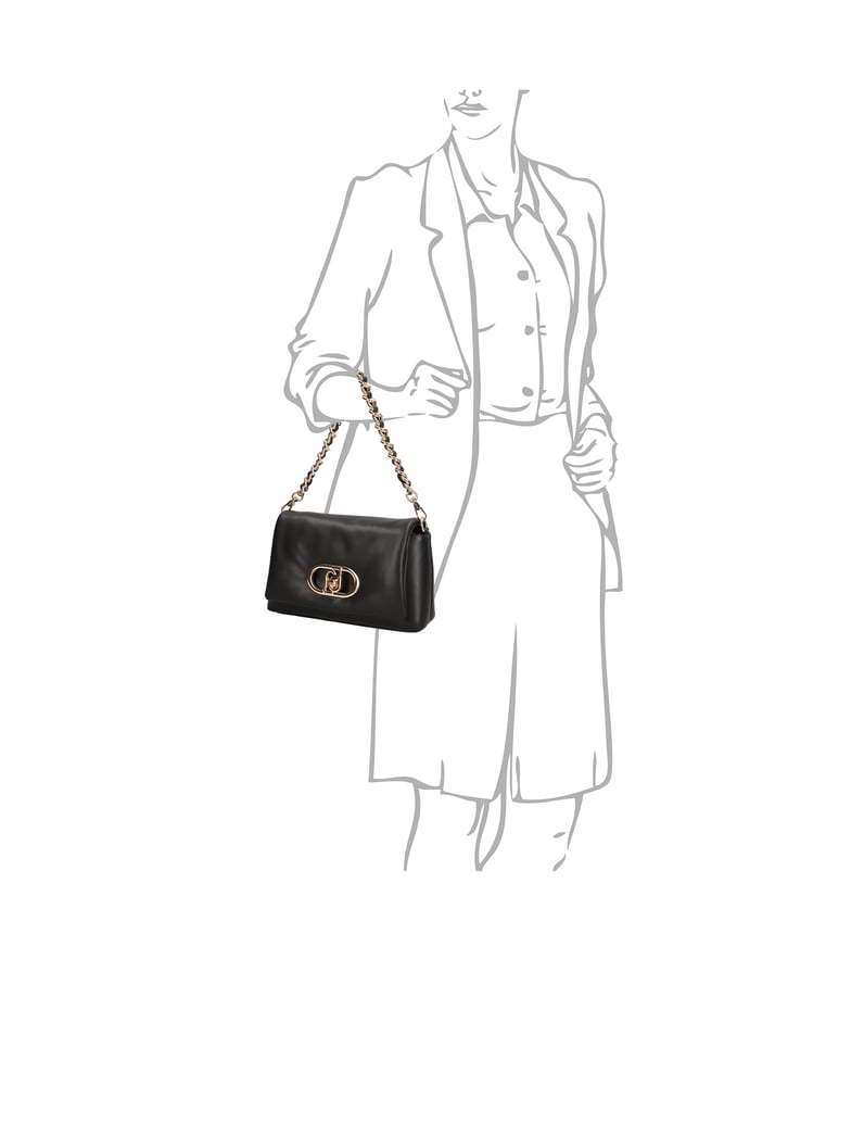 LIU-JO-ECS-M-CROSSBODY-Nero-černá