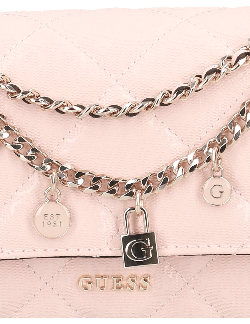 GUESS-LIBBY-FLAP-CROSSBODY-růžová