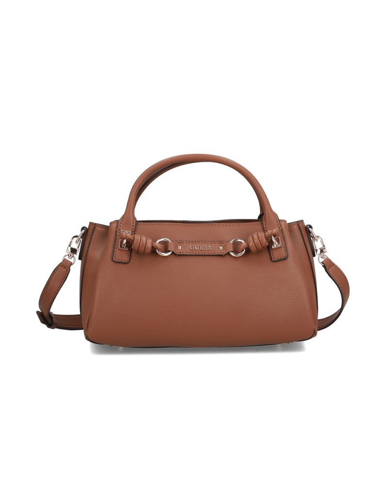 GUESS-CAMELIA-3-COMP-SATCHEL-cognac