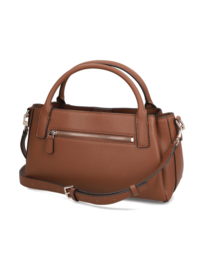 GUESS-CAMELIA-3-COMP-SATCHEL-cognac