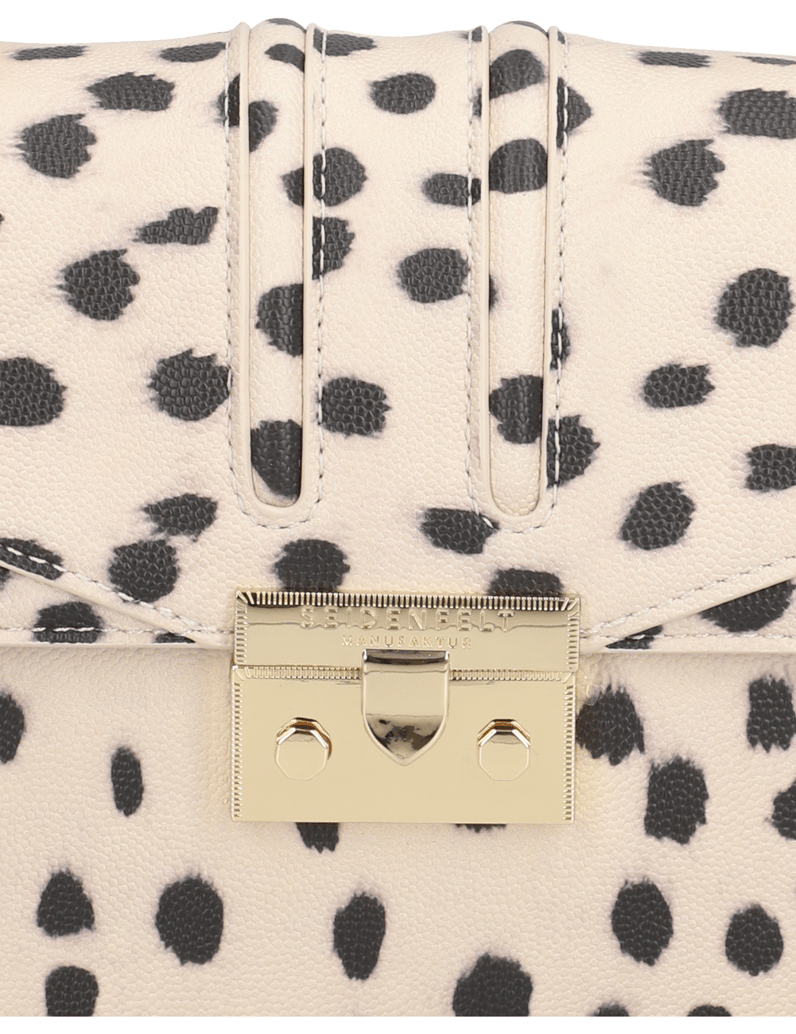 Seidenfelt-ROROS-TOP-HANDLE*DOTTY-DALMATIAN-večbarvno