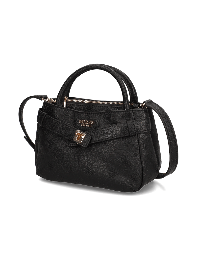 GUESS-ELLA-LOGO-MINI-SATCHEL-čierna